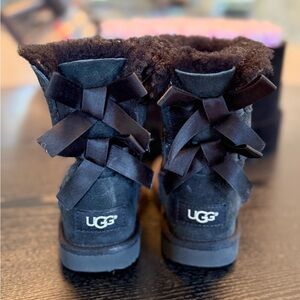 UGG Black Bow Boots